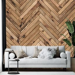 British Terminal Brown & Black Geometric Printed Self-Adhesive Wall Paper-31