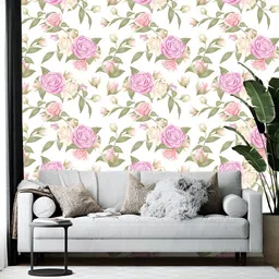 British Terminal Pink Printed Self-Adhesive Wallpaper-image-60