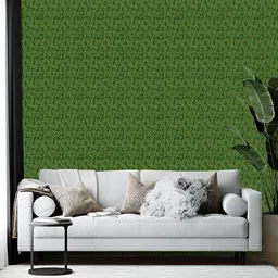 British Terminal Green Printed Self-Adhesive Wallpaper-41