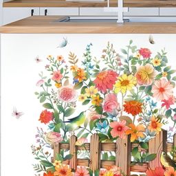 Asian royal White & Red Printed Self-Adhesive Wall Sicker-image-90
