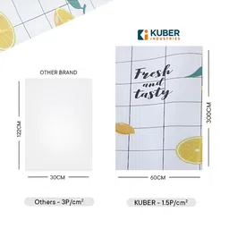 Kuber Industries Pack of 1 White Roll Printed Wallpaper-15