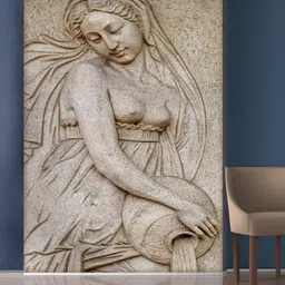 999Store Off-White Lady Mural Wallpaper-image-9