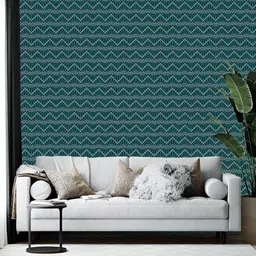 British Terminal Green Printed Self-Adhesive Wallpaper-picture-48