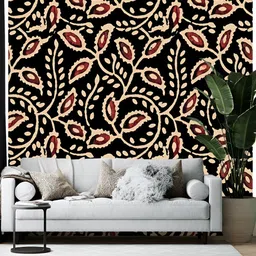 British Terminal Black & Cream Printed Wallpaper-picture-53