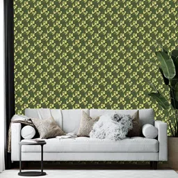 British Terminal Green Abstract Printed Self-Adhesive Wallpaper-52