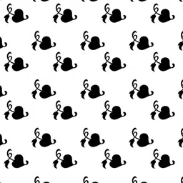 British Terminal Black & White Printed Self-Adhesive Wall Sticker-image-54