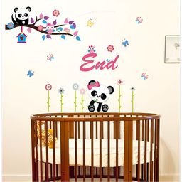 Asian royal Black & Pink Printed Self Adhesive Wall Sticker-image-75
