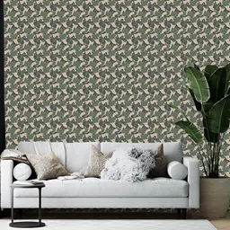 British Terminal Green Printed Self-Adhesive Wallpaper-image-62