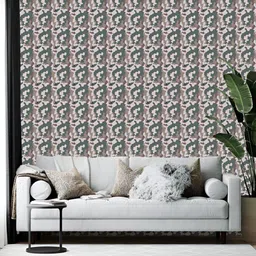 British Terminal Grey & Brown Printed Self-Adhesive Wall Paper-picture-38