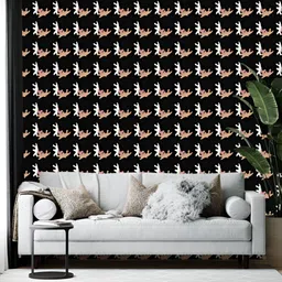 British Terminal Black & White Printed Self-Adhesive Wall Sticker-image-36