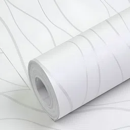 Aura White 3D Printed Self Adhesive Wall Sticker-17