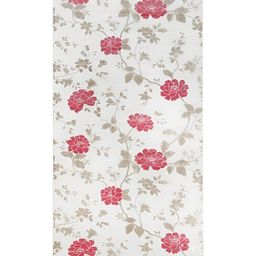 Asian royal White & Red Floral Printed Self Adhesive Wall Sticker-picture-23