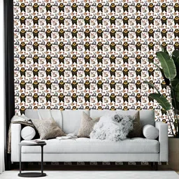 British Terminal White & Grey Abstract Printed Self-Adhesive Wallpaper-image-52