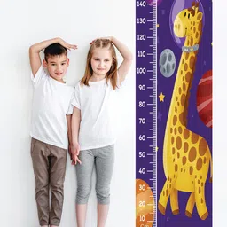 WENS Yellow Giraffe Height Chart Wall Sticker-image-94