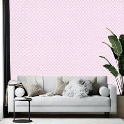 British Terminal Pink & White Abstract Printed Self-Adhesive Wallpaper-19