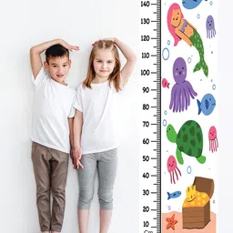 WENS White & Black Height Growth Chart Wall Sticker-image-90