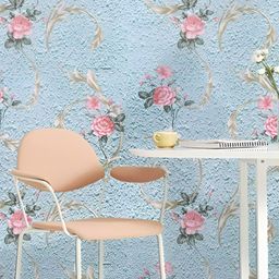 Asian royal Grey & Pink Printed Self Adhesive Wall Sticker-picture-13