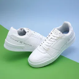 Flying Machine Men DAXEL Textured Comfort Insole Basics Sneakers-image-90