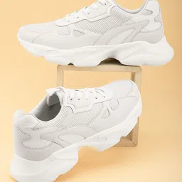 HRX by Hrithik Roshan Men White URBAN CHUNKY Textured Sneakers-image-82