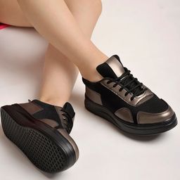 Shoetopia Girls Woven Design Sneakers-image-26