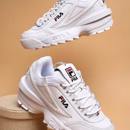FILA Women DISRUPTOR II EXP White Sneakers-58