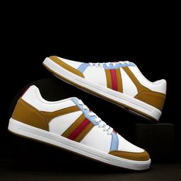 Trenz Men Colourblocked Comfort Insole Sneakers-41
