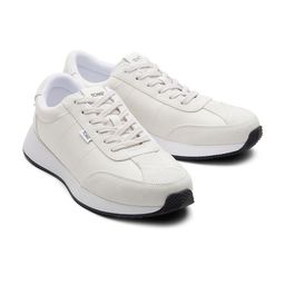 TOMS Men Contrast Sole Leather Sneakers-image-72