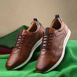 Overdrive Men Lightweight Leather Sneakers-image-43