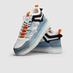 Nickron Men Round Toe Leather Sneakers-image-10