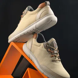 Egoss Men Leather Sneakers-image-13