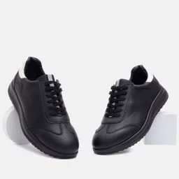 The Roadster Lifestyle Co. Men Black Round Toe Sneakers-22
