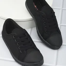 Liberty Boys Black Textured Sneakers-picture-31