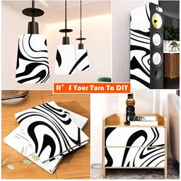 British Terminal White Abstract Printed Wall Paper image 5