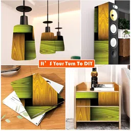 British Terminal Green & Brown Printed Multipurpose Use Wallpaper image 4