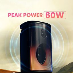 Portronics Dash 8 60W Bluetooth Party Speaker With LED Light Effect image 3