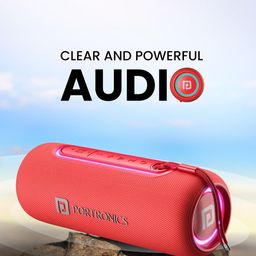 Portronics Red 2 15W HD Sound Portable Wireless Bluetooth Speaker image 2