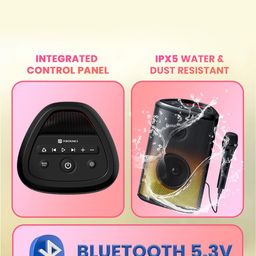 Portronics Dash 8 60W Bluetooth Party Speaker With LED Light Effect image 5