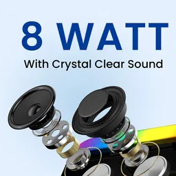 Portronics Plugs 28W Portable Bluetooth Speaker with Inbuilt Mic image 2