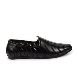 FAUSTO Men Perforations Round Toe Memory Foam Mojaris image 4