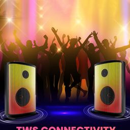 Portronics Dash 8 60W Bluetooth Party Speaker With LED Light Effect image 4