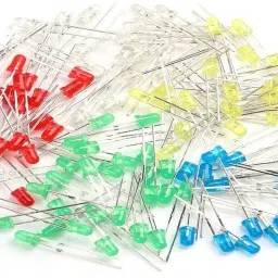 5mm Led Light White, Green, Red, Yellow, Blue 10PCS EACH Display Lights Electronic Hobby Kit-5