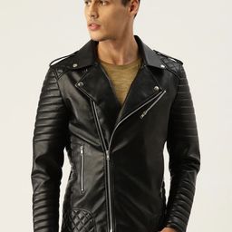 Leather Retail Men PU Biker Jacket-picture-19