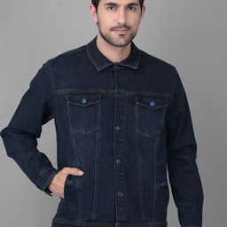 Canary London Men Blue Washed Denim Jacket-picture-10