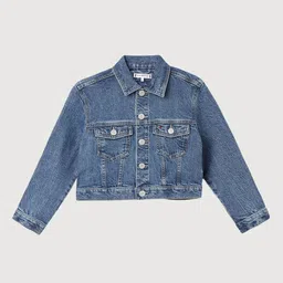 Tommy Hilfiger Girls Washed Denim Jacket-image-12