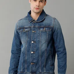 Voi Jeans Washed Pure Cotton Denim Jacket-22