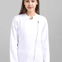 BAESD Women Mandarin Collar Fleece Tailored Jacket-image-20