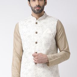 KISAH Printed Nehru Jacket-14