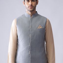 Kisah Woven Nehru Jacket-picture-57