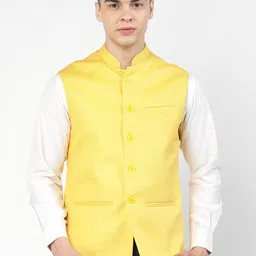 Badoliya & Sons Jute Cotton Nehru Jackets-picture-49