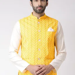 Anouk Printed Nehru Jacket-picture-27